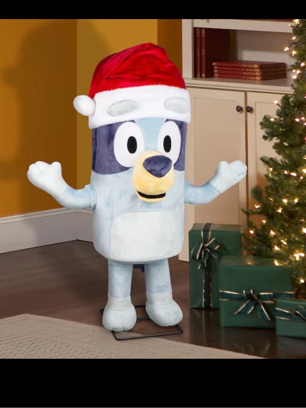 Gemmy Bluey 4ft Animatronic Animated Musical Christmas Holiday Figure Indoor NEW